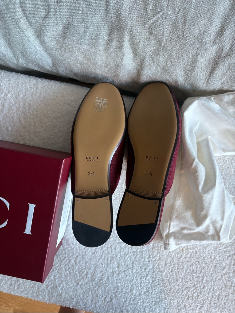 Gucci Princetown GG Canvas Loafer Mules - Picture 5 of 9